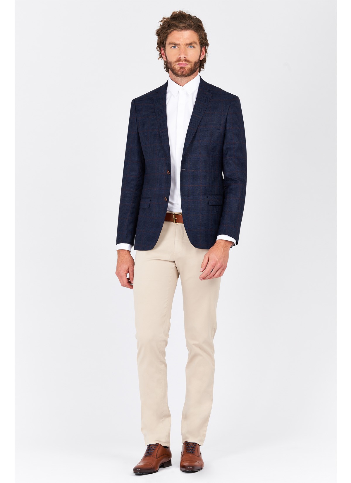 Veste slim fit Lanificio F.ILLI cerruti DAL 1881-Bleu - 2801/4012