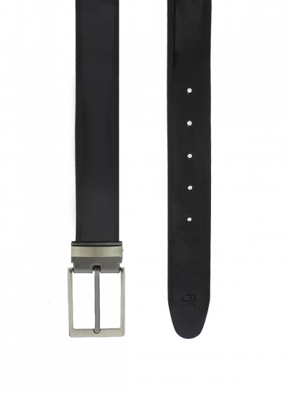 Ceinture en cuir vernis boucle à ardillon Emmanuelle Khanh