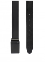 Ceinture en cuir vernis boucle métal noir Emmanuelle Khanh-Noir