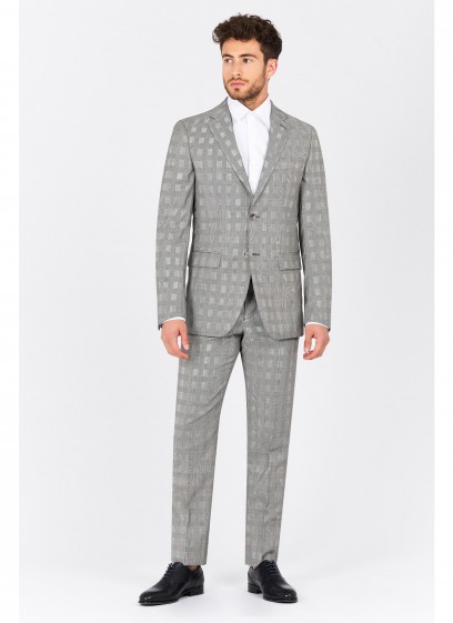 Costume regular fit T.G di Fabio -Gris - 66F52-130-1
