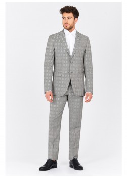 Costume regular fit T.G di Fabio -Gris - 66F52-130-1