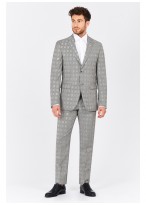Costume regular fit T.G di Fabio -Gris - 66F52-130-1