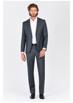 Costume regular fit Stanbridge-Gris - 41910-B2