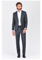 Costume regular fit Stanbridge-Gris - 41910-B2