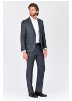 Costume regular fit Stanbridge-Gris - 41910-B2