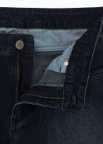 Jean regular fit en denim délavé Emmanuelle khanh-Bleu marine