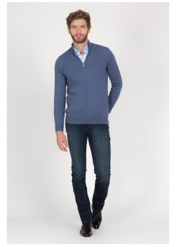 Jean regular fit en denim délavé Emmanuelle khanh