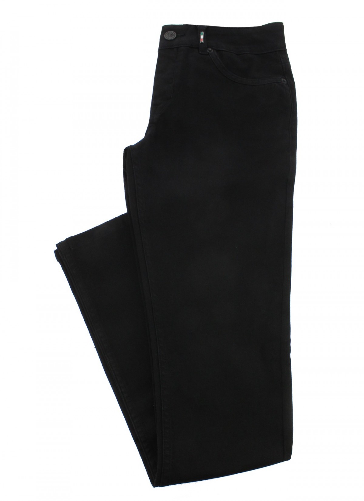 Jean regular fit en denim teint  Emmanuelle khanh-Noir