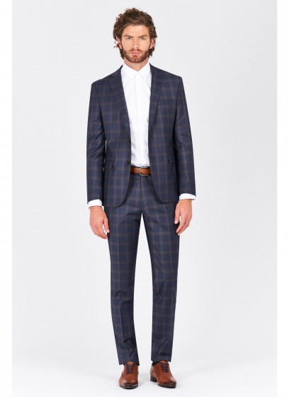 Costume slim fit Emmanuelle Khanh _ Bleu marine - 1446/7