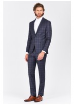Costume slim fit Emmanuelle Khanh _ Bleu marine - 1446/7