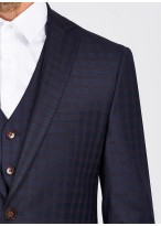 Costume slim fit Emmanuelle Khanh _ Bleu marine - 50043/505
