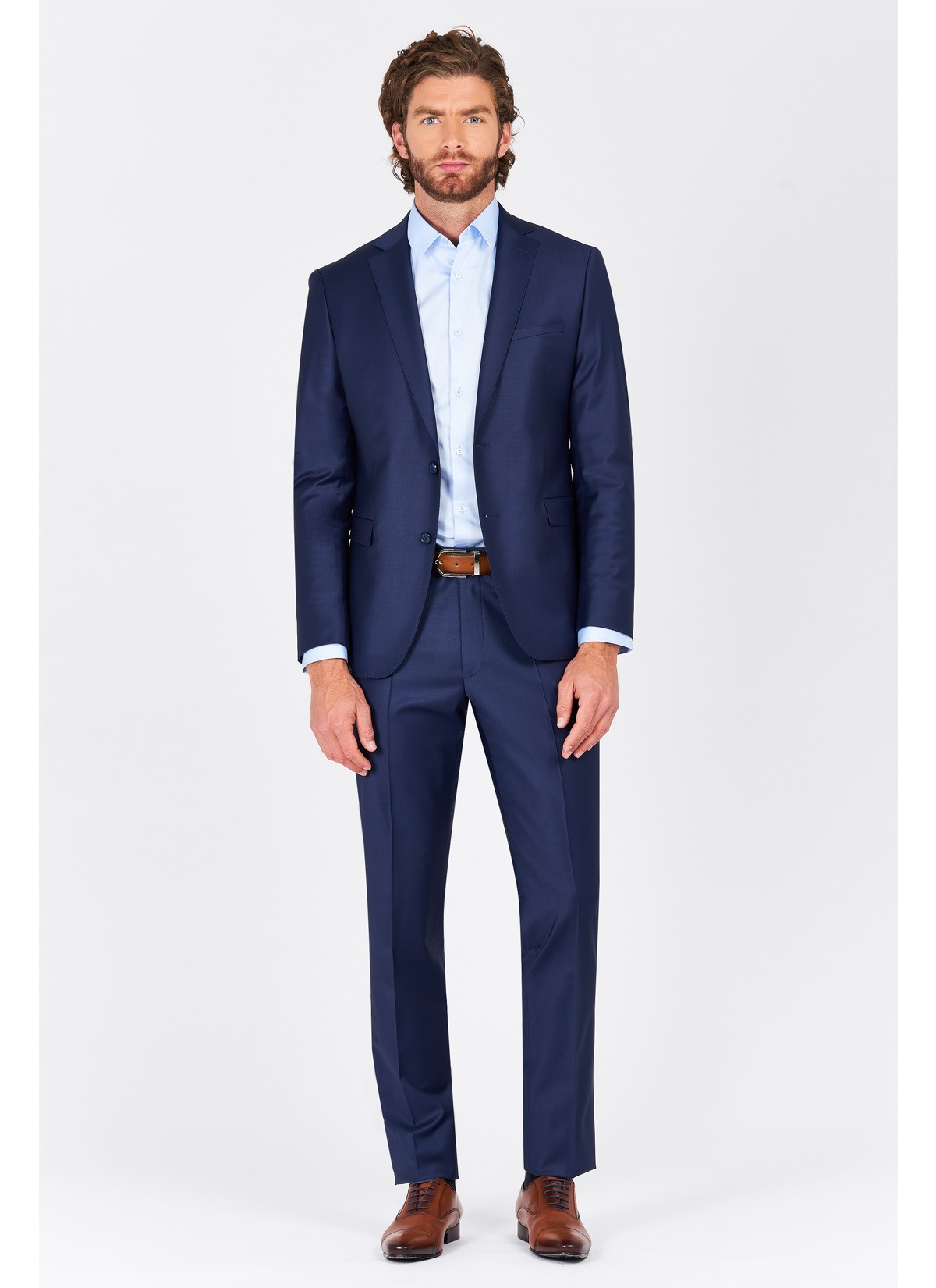 Costume slim fit Emmanuelle Khanh-Bleu marine - 50065/605