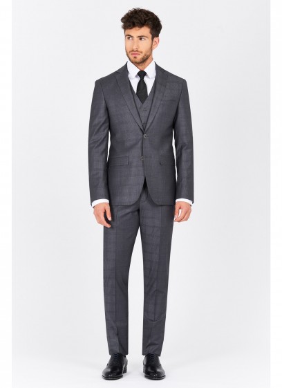 Costume slim fit Emmanuelle Khanh _ Gris - 50395/101