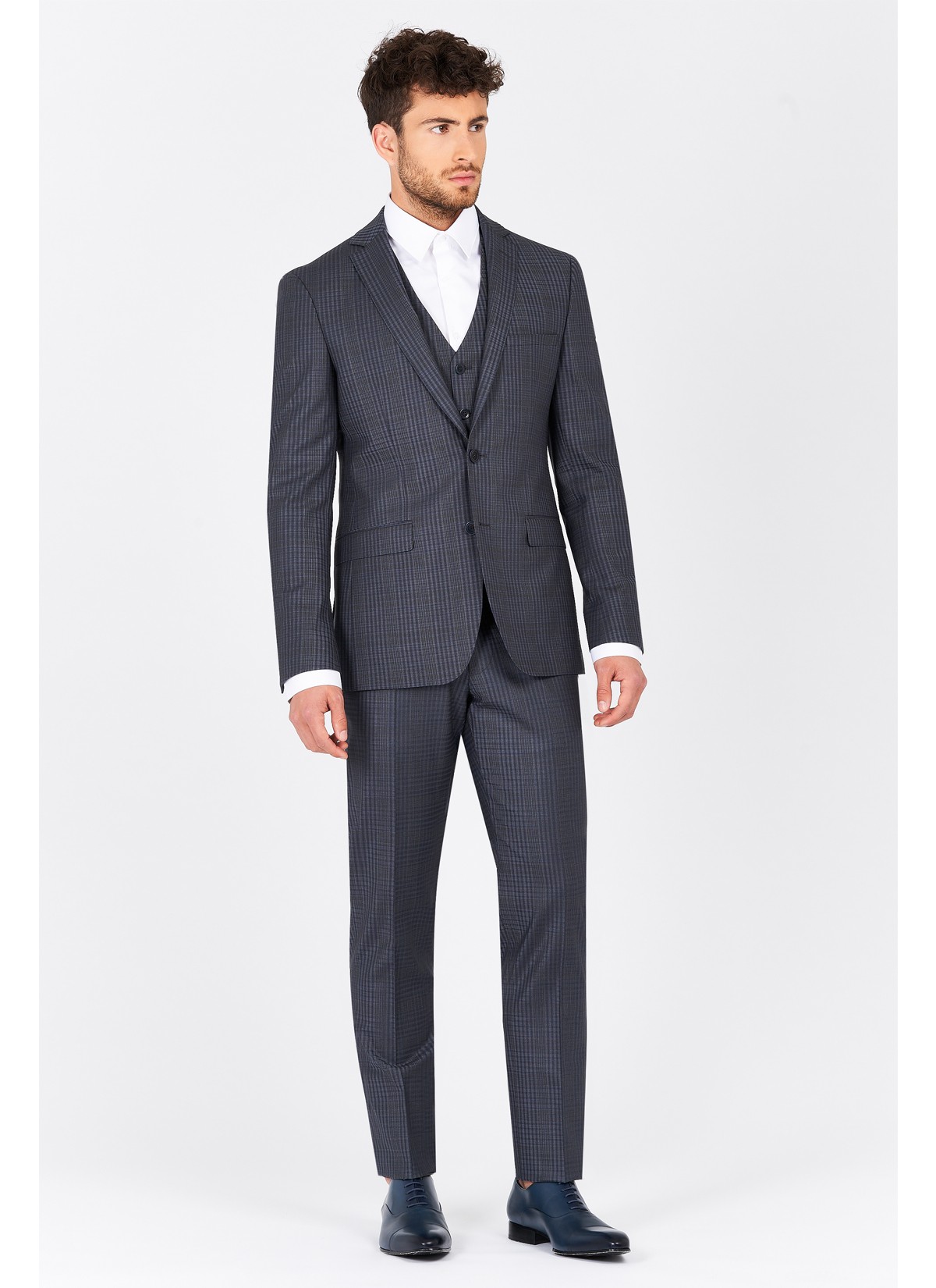 Costume slim fit Emmanuelle Khanh _ Gris - 50397/101