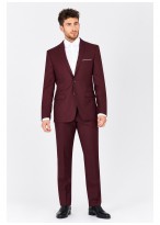 Costume slim fit Sevenson _ Bordeau - 1798/983