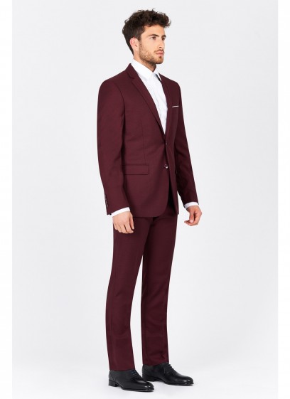 Costume slim fit Sevenson _ Bordeau - 1798/983