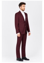 Costume slim fit Sevenson _ Bordeau - 1798/983