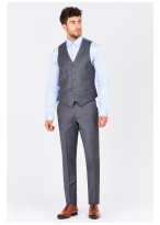 Gilet slim fit Emmanuelle Khanh _ Gris - 50042/101