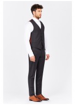 Gilet slim fit Emmanuelle Khanh _ Gris - 50063/107