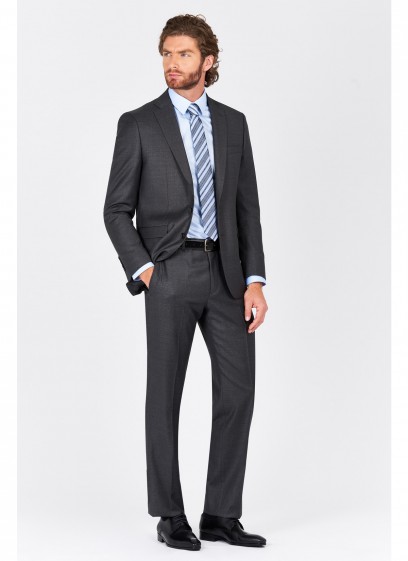 Costume regular fit Lanificio F.ILLI Cerruti DAL 1881-Gris anthracite - 8118/247/4