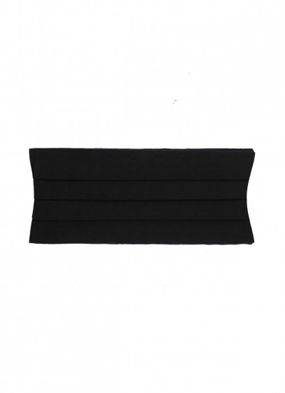 Ceinture de smoking en satin Emmanuelle Khanh-Noir