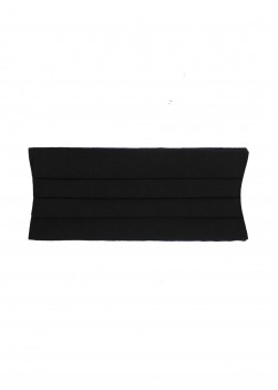 Ceinture de smoking en satin Emmanuelle Khanh-Noir