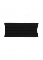 Ceinture de smoking en satin Emmanuelle Khanh-Noir