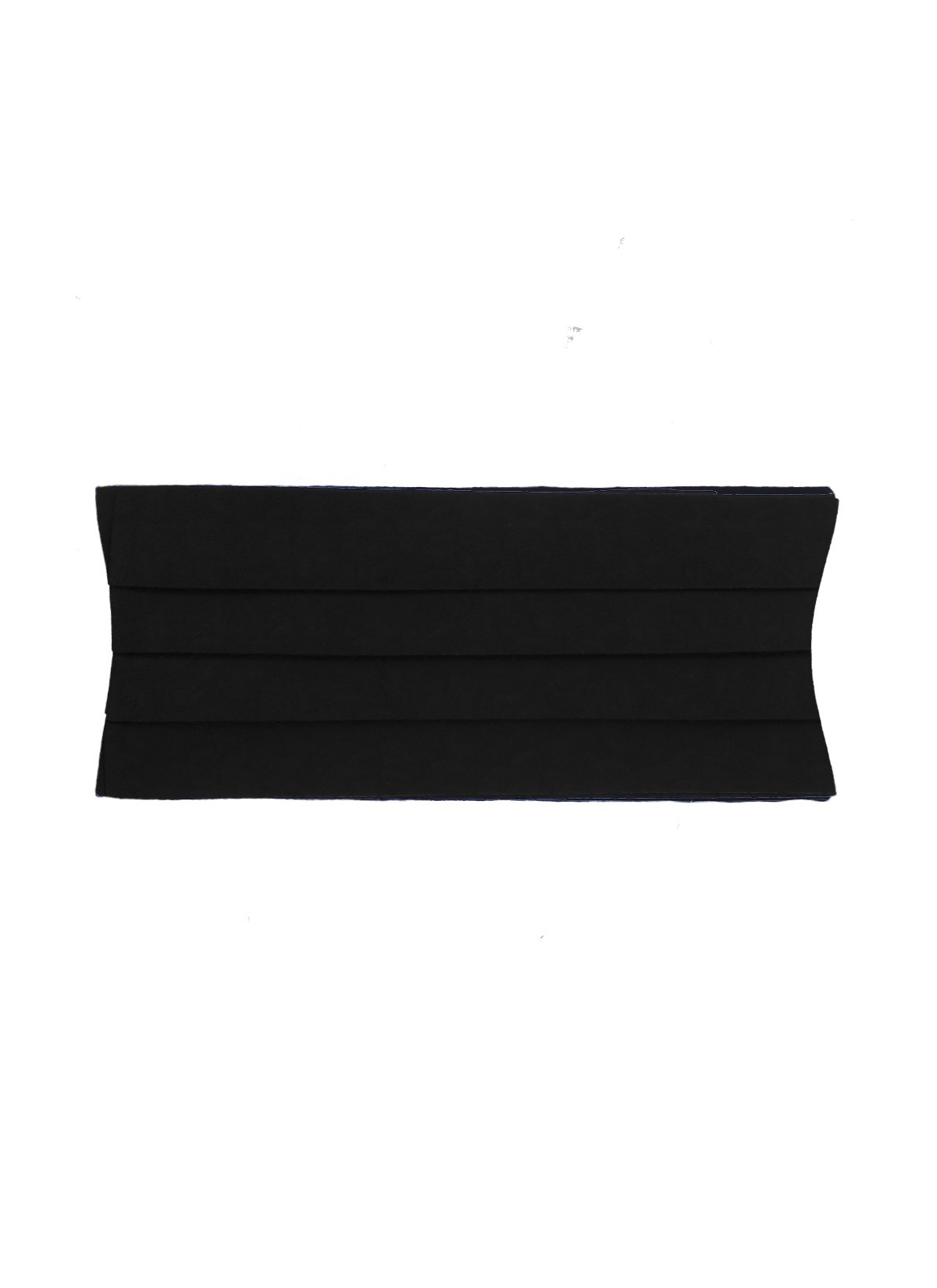 Ceinture de smoking en satin Emmanuelle Khanh-Noir