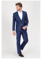 Pantalon slim fit Emmanuelle Khanh -Bleu roi - 444450
