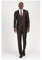 Pantalon slim fit Emmanuelle Khanh -Chocolat - 466849