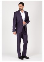 Pantalon slim fit Emmanuelle Khanh -Violine - 474707
