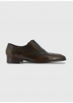 Richelieu en cuir Emmanuelle Khanh -Cognac - 5109