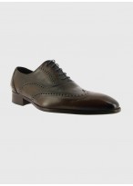 Richelieu en cuir Emmanuelle Khanh -Cognac - 5109