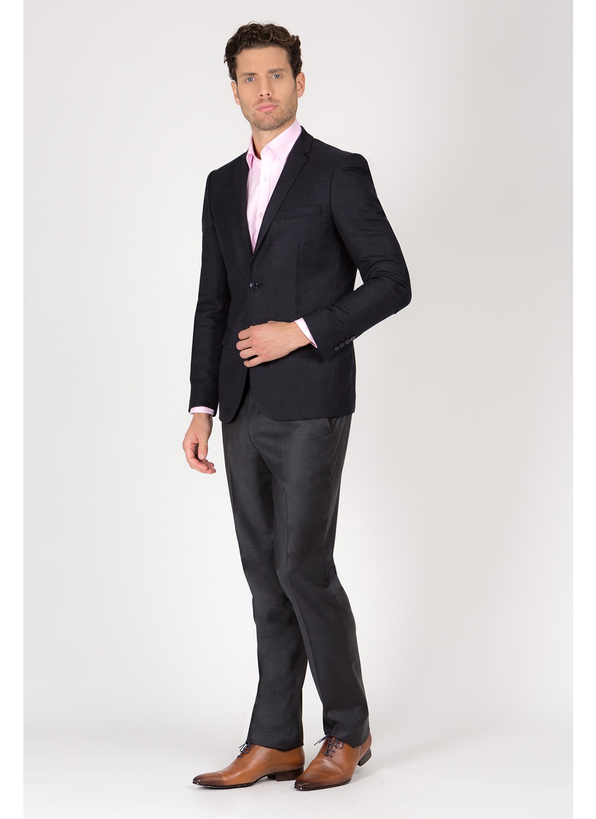 Slim Fit jacket T.G di Fabio