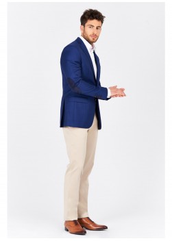 Veste slim fit Lanificio F.ILLI Cerruti DAL 1881-Bleu - 2801/31