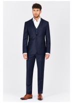 Costume slim fit Emmanuelle Khanh-Bleu marine - 50063/505