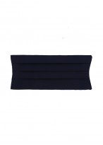Ceinture de smoking en satin Emmanuelle Khanh-Bleu saphir