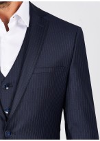 Costume slim fit Emmanuelle Khanh Bleu marine - 50063/505