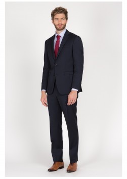 Costume regular fit Lanificio F.LLI Cerruti DAL 1881-Bleu marine - 8220/1/8884