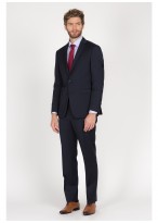 Costume regular fit Lanificio F.LLI Cerruti DAL 1881-Bleu marine - 8220/1/8884
