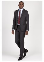 Costume regular fit Lanificio F.LLI Cerruti DAL 1881-Gris foncé - 8220/2/97