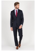 Costume regular fit Lanificio F.LLI Cerruti DAL 1881-Bleu marine - 8220/1/8884