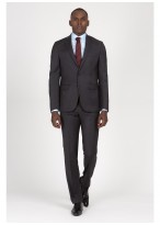 Costume regular fit Lanificio F.LLI Cerruti DAL 1881-Gris foncé - 8220/2/97