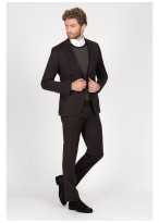 Costume regular fit Lanificio F.LLI Cerruti DAL 1881-Marron - 8220/2/126