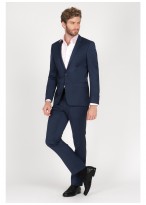 Costume slim fit Costume regular fit Lanificio F.LLI Cerruti DAL 1881-Bleu gris - 8220/1/581