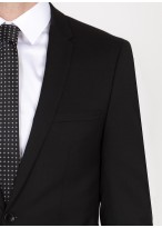 Costume slim fit Costume regular fit Lanificio F.LLI Cerruti DAL 1881-Noir - 8220/1/1