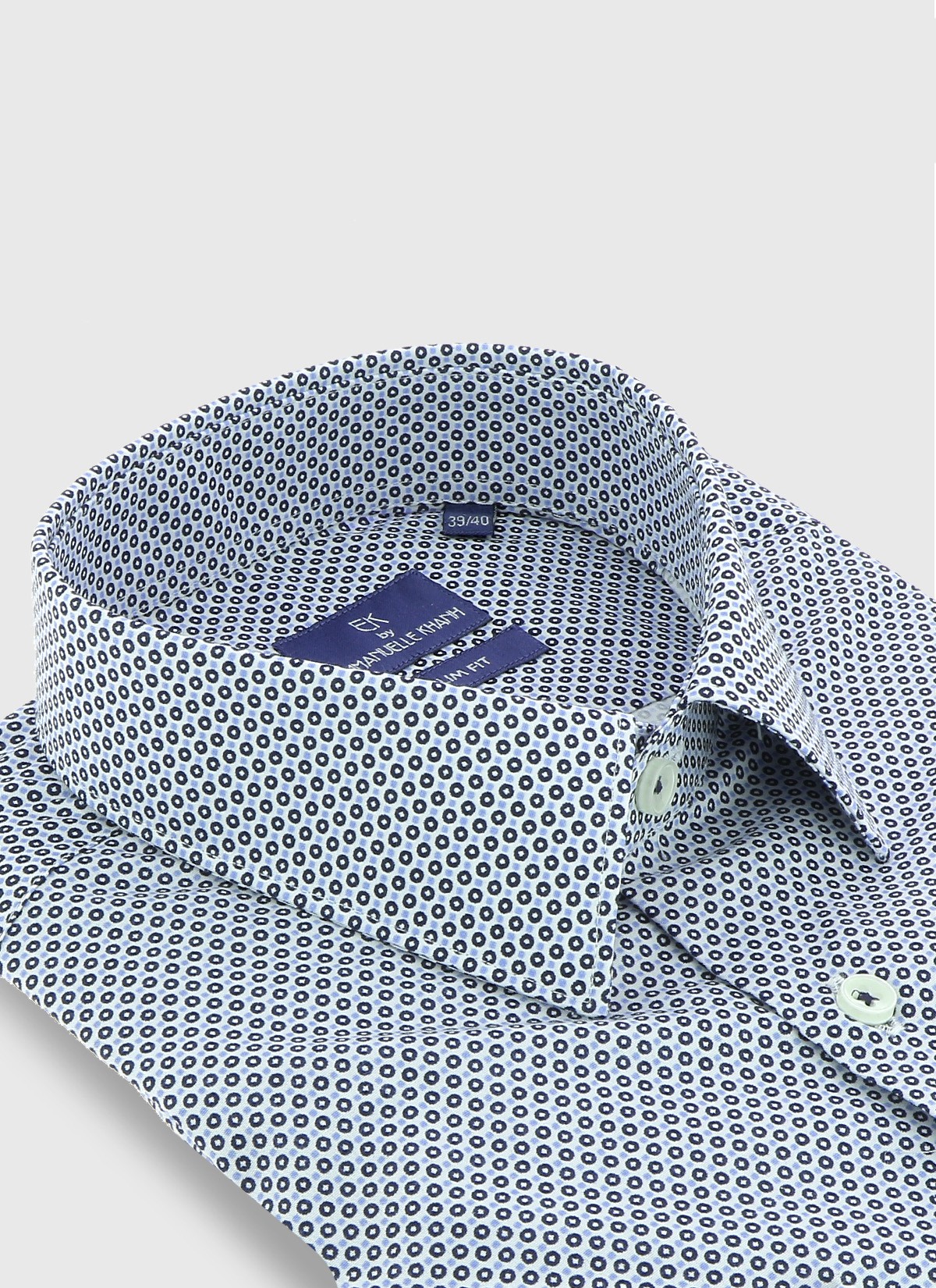 Chemise slim fit en coton Emmanuelle Khanh