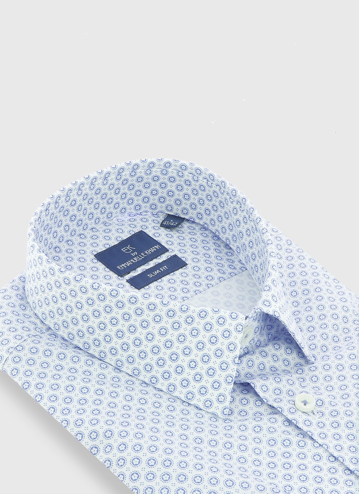 Chemise slim fit en coton Emmanuelle Khanh