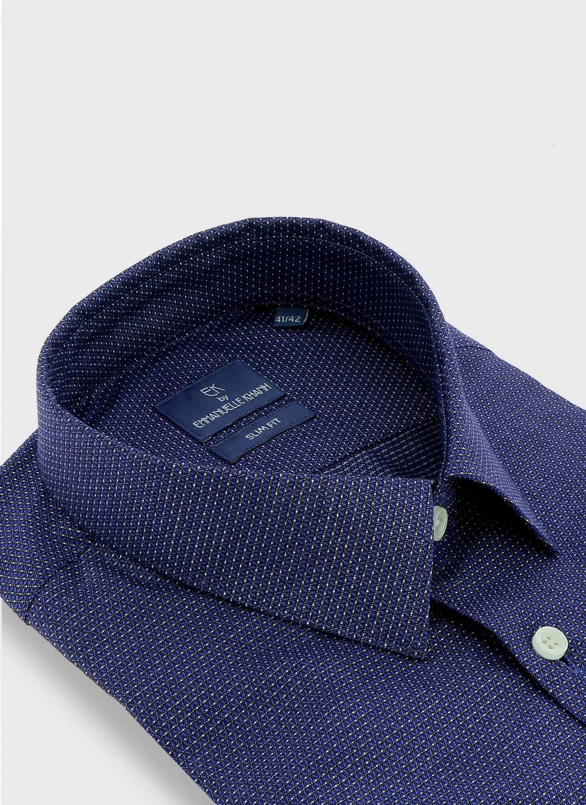 Chemise slim fit en coton Emmanuelle Khanh