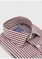 Chemise regular fit en coton Emmanuelle Khanh _ 53 - Rouge carmin